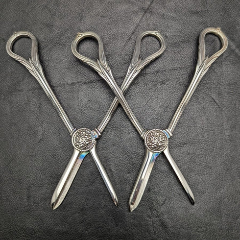 British Vintage Silver Plated Grape Scissors Pair 168g